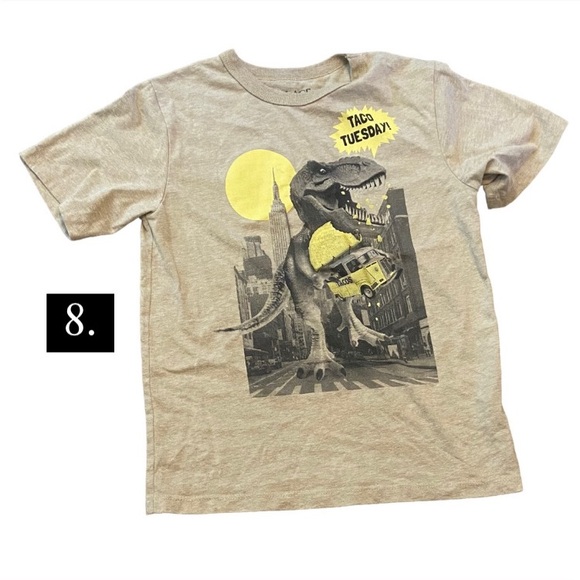 Boys T-shirt Bundle (11) Short Sleeve Shirts Mixed Brands Size S (6/7) - Picture 10 of 13